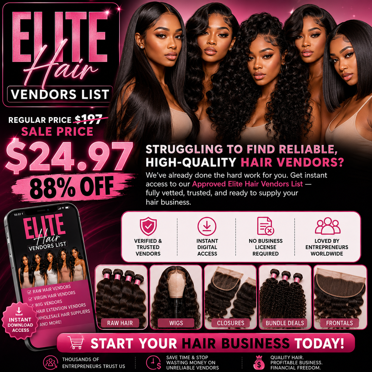 ELITE HAIR VENDORS LIST