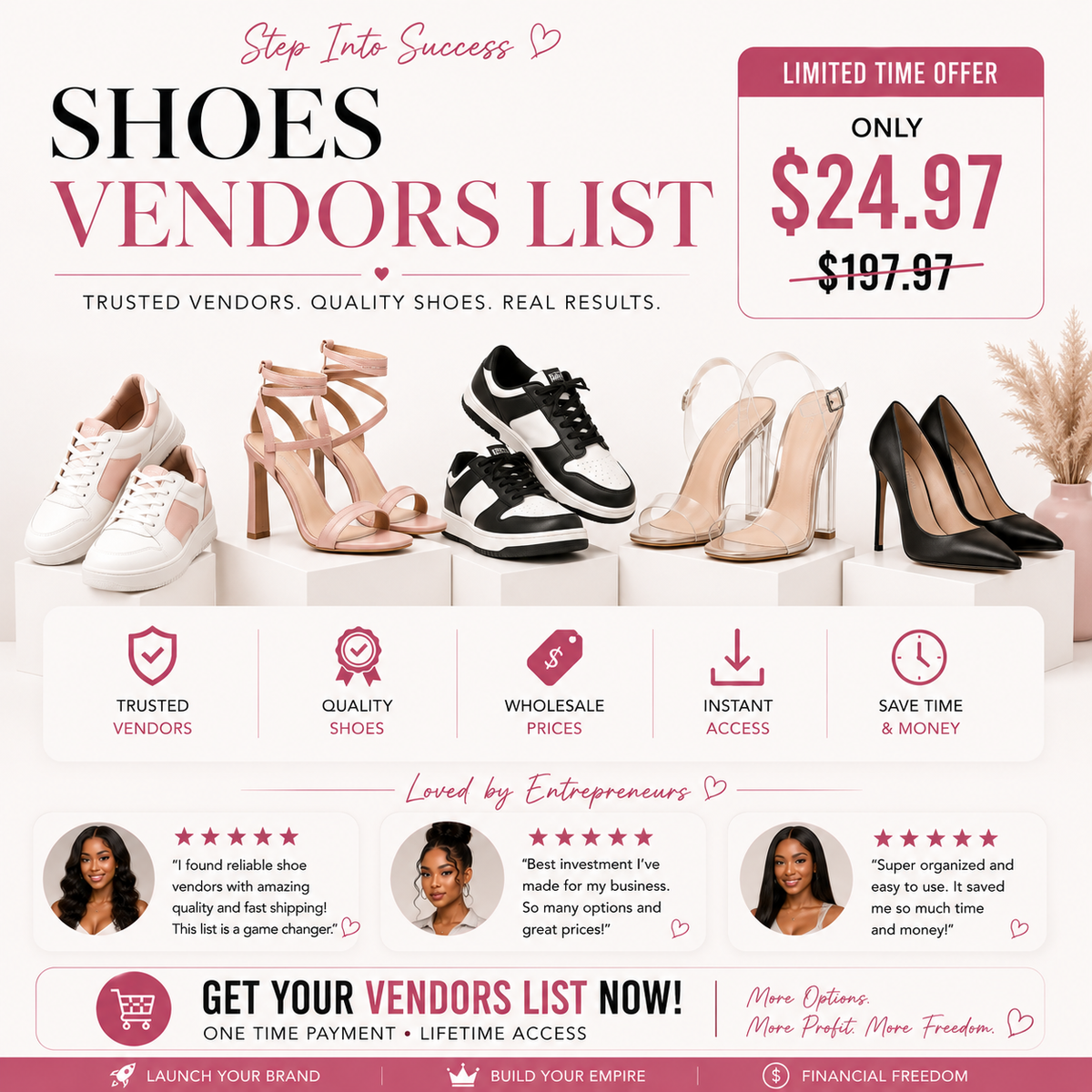 ELITE SHOE VENDORS LIST
