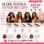 ELITE HAIR TOOLS / PRODUCT VENDORS LIST