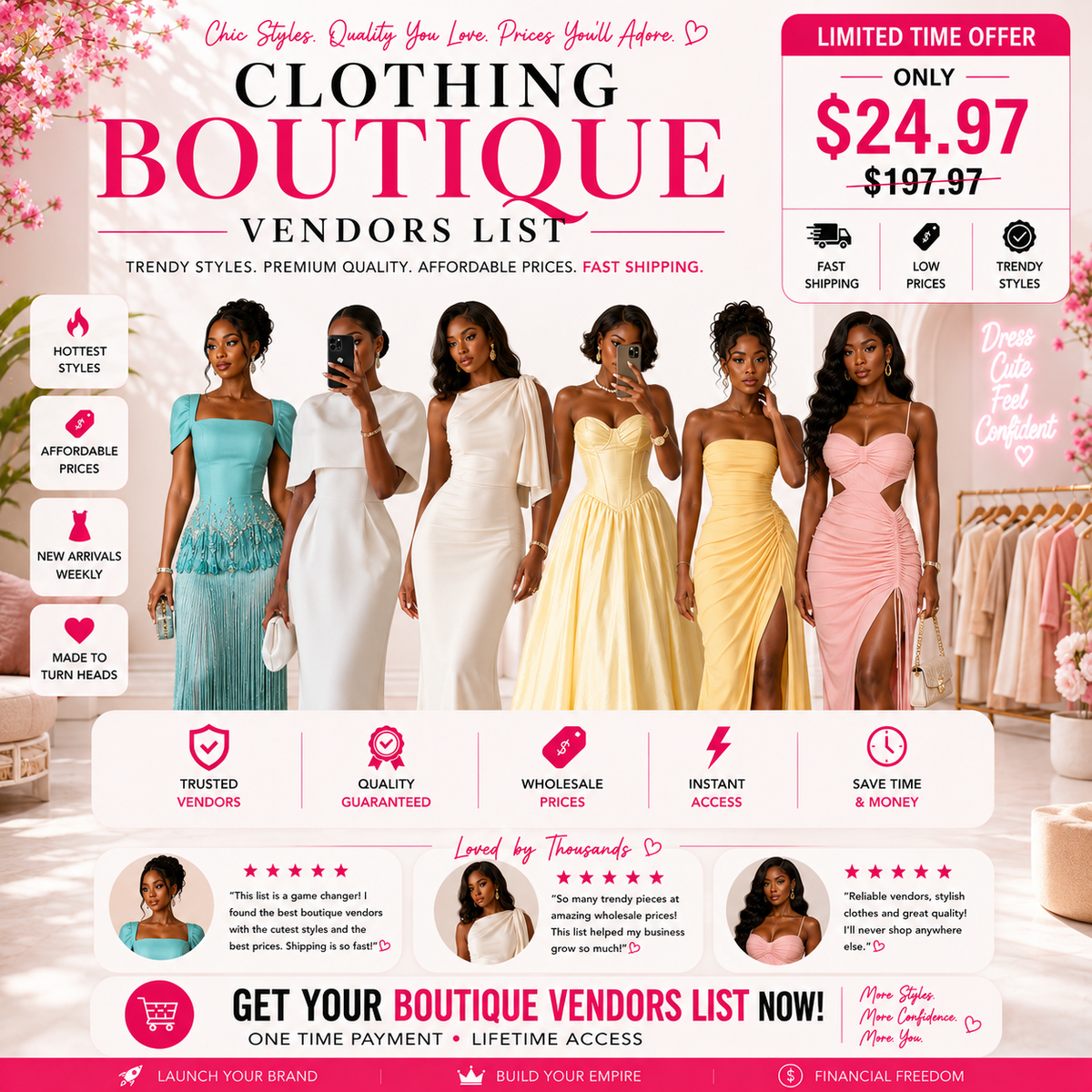 ELITE BOUTIQUE VENDORS LIST