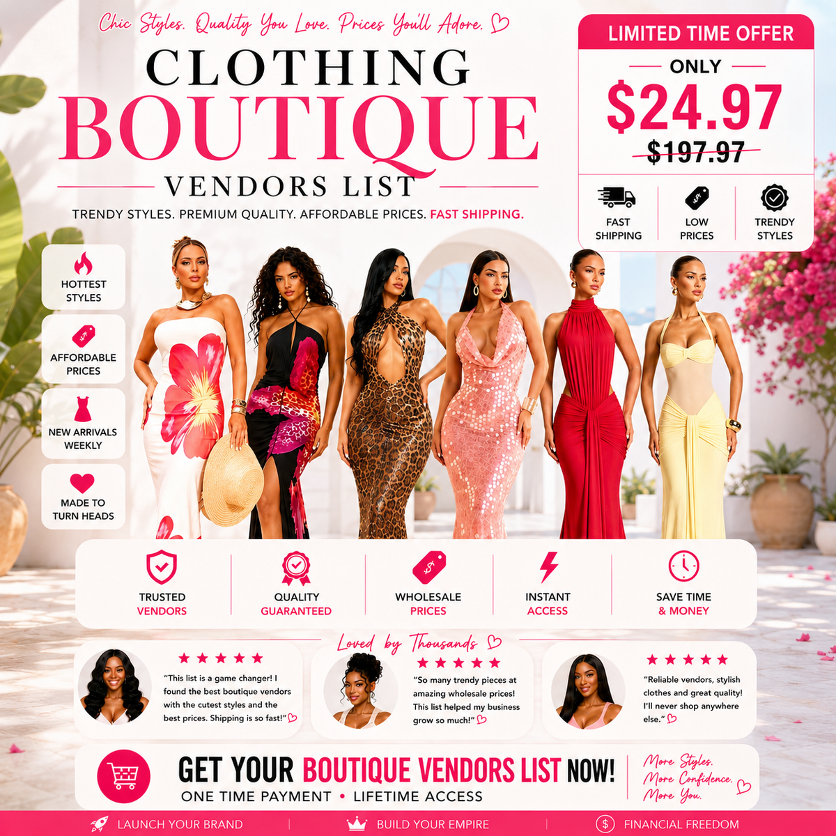 ELITE BOUTIQUE VENDORS LIST
